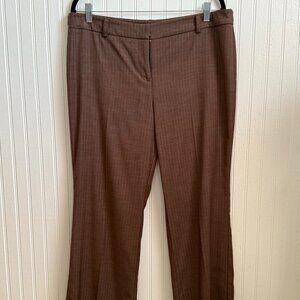New York & Company Stretch Brown Dress Pants 12P